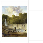 Washerwomen in a park by Hubert Robert