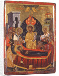 The Dormition of the Virgin by Byzantine icon