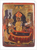 The Dormition of the Virgin by Byzantine icon