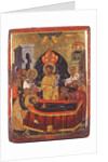 The Dormition of the Virgin by Byzantine icon