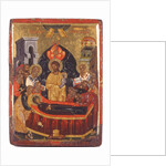 The Dormition of the Virgin by Byzantine icon