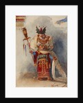 Chernomor. Costume design for the opera Ruslan and Lyudmila by M. Glinka by Viktor Alexandrovich Hartmann