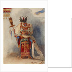 Chernomor. Costume design for the opera Ruslan and Lyudmila by M. Glinka by Viktor Alexandrovich Hartmann