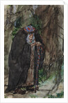Naina.Costume design for the opera Ruslan and Lyudmila by M. Glinka by Valentin Alexandrovich Serov