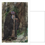 Naina.Costume design for the opera Ruslan and Lyudmila by M. Glinka by Valentin Alexandrovich Serov
