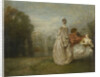The Two Cousins (Les Deux Cousines) by Jean Antoine Watteau