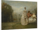 The Two Cousins (Les Deux Cousines) by Jean Antoine Watteau