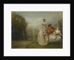 The Two Cousins (Les Deux Cousines) by Jean Antoine Watteau