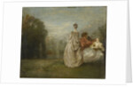 The Two Cousins (Les Deux Cousines) by Jean Antoine Watteau
