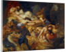 Death of Sardanapalus (Studiy) by Eugène Delacroix