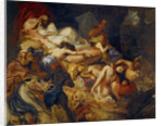 Death of Sardanapalus (Studiy) by Eugène Delacroix