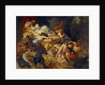 Death of Sardanapalus (Studiy) by Eugène Delacroix