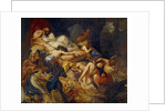 Death of Sardanapalus (Studiy) by Eugène Delacroix