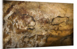 Painting in the Cave of Niaux by Art of the Upper Paleolithic
