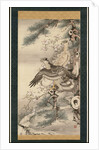 Pair of Hawks with Branch and Blossoms by Soga Shohaku