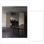 Interior with Ida Playing the Piano by Vilhelm Hammershøi
