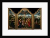 Triptych: The Crucifixion with Donor and His Wife by Joos van Cleve