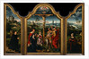 Triptych: The Crucifixion with Donor and His Wife by Joos van Cleve