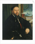 Portrait of Matthäus Schwarz by Christoph Amberger