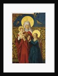 Saint Anne with the Virgin, Child and a Donor by Swabian master