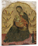 The Virgin of Humility with Angels and a Donor by Anonymous