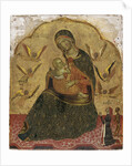 The Virgin of Humility with Angels and a Donor by Anonymous