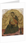 The Virgin of Humility with Angels and a Donor by Anonymous