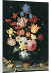 Chinese Vase with Flowers, Shells and Insects by Balthasar van der Ast
