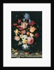Chinese Vase with Flowers, Shells and Insects by Balthasar van der Ast