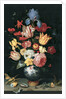 Chinese Vase with Flowers, Shells and Insects by Balthasar van der Ast