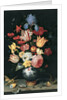 Chinese Vase with Flowers, Shells and Insects by Balthasar van der Ast