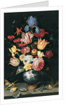 Chinese Vase with Flowers, Shells and Insects by Balthasar van der Ast