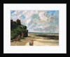 The Beach at Saint-Aubin-sur-Mer by Gustave Courbet