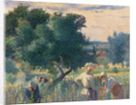 Women Tying the Vines by Henri Edmond Cross