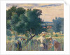 Women Tying the Vines by Henri Edmond Cross