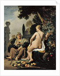 Vertumnus and Pomona by Caesar Boëtius van Everdingen