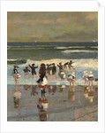 Beach Scene by Winslow Homer