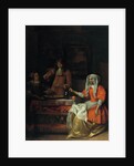 Interior with Two Women and a Man Drinking and Eating Oysters by Pieter Hooch de