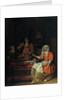 Interior with Two Women and a Man Drinking and Eating Oysters by Pieter Hooch de