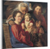 The Holy Family with an Angel by Jacob Jordaens