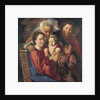The Holy Family with an Angel by Jacob Jordaens