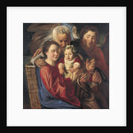 The Holy Family with an Angel by Jacob Jordaens