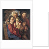 The Holy Family with an Angel by Jacob Jordaens