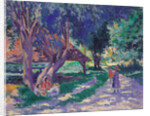 Bessy, Yonne, the Shaded Path by Maximilien Luce
