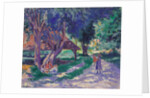 Bessy, Yonne, the Shaded Path by Maximilien Luce