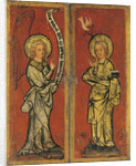 The Annunciation. Triptych of The Holy Face by Master Bertram