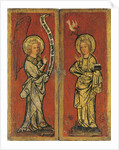 The Annunciation. Triptych of The Holy Face by Master Bertram