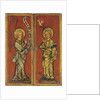 The Annunciation. Triptych of The Holy Face by Master Bertram
