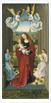 The Virgin and Child between Angels by Master of the André Madonna
