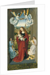 The Virgin and Child between Angels by Master of the André Madonna